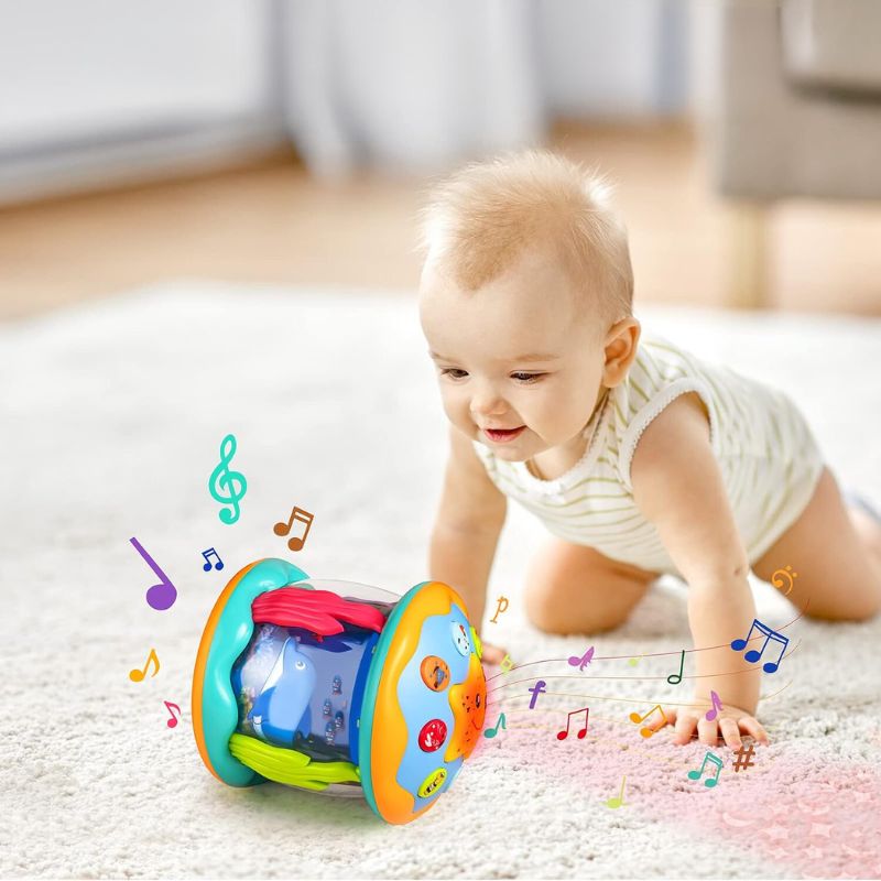 🌟 Jouet d'Éveil Interactif | LumiRouleau™