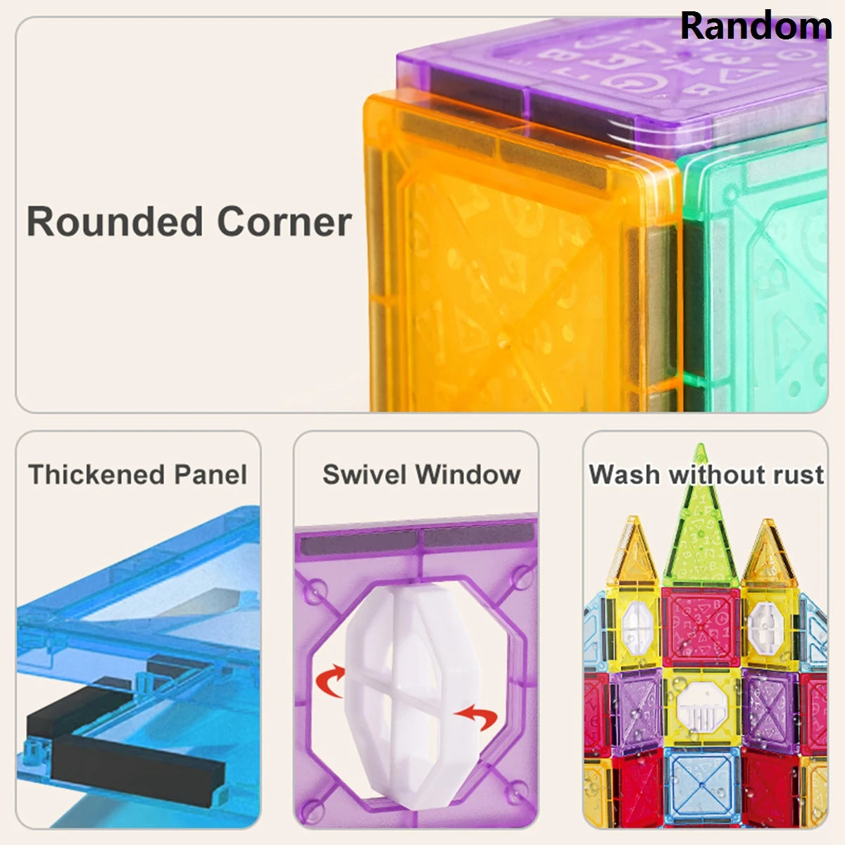 Carreaux de Construction Magnétiques ÉveilNature™