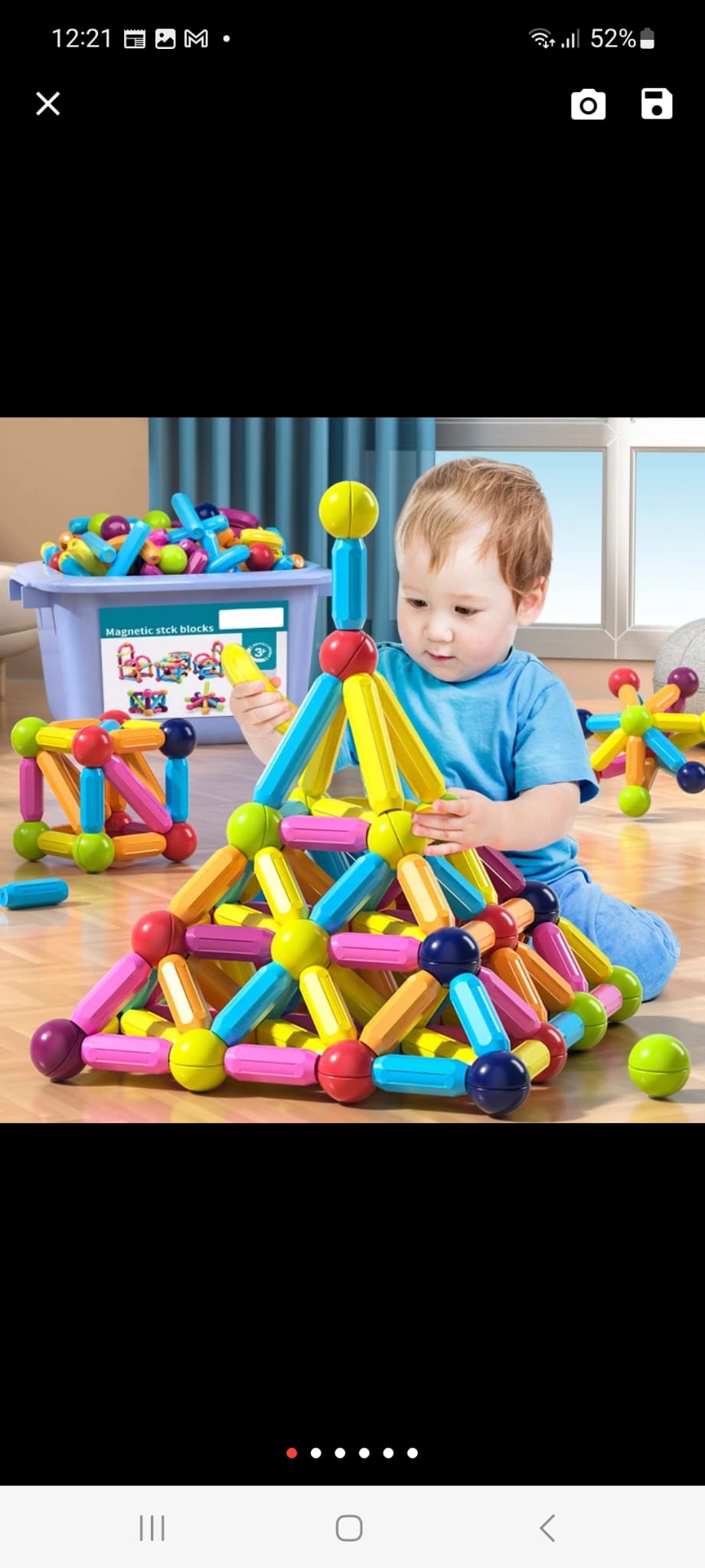 Ensemble de Construction magnétique pour enfants