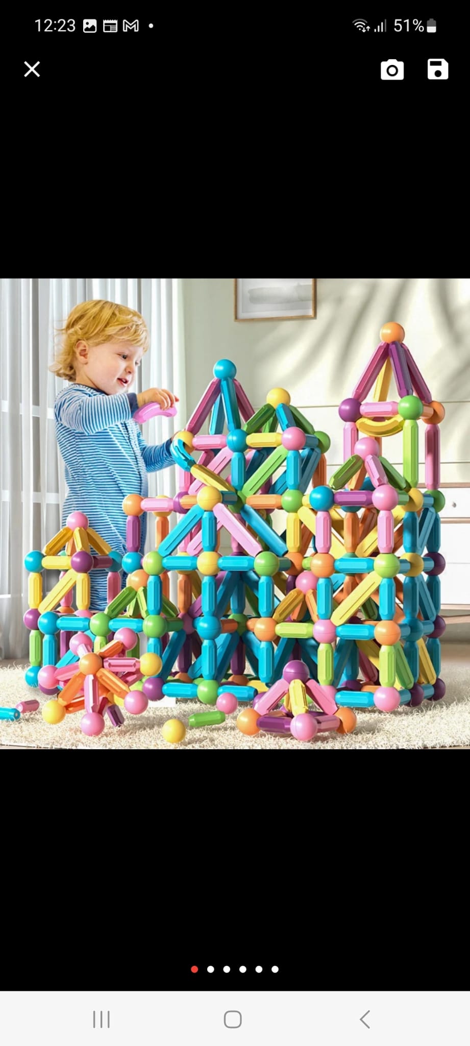 Ensemble de Construction magnétique pour enfants