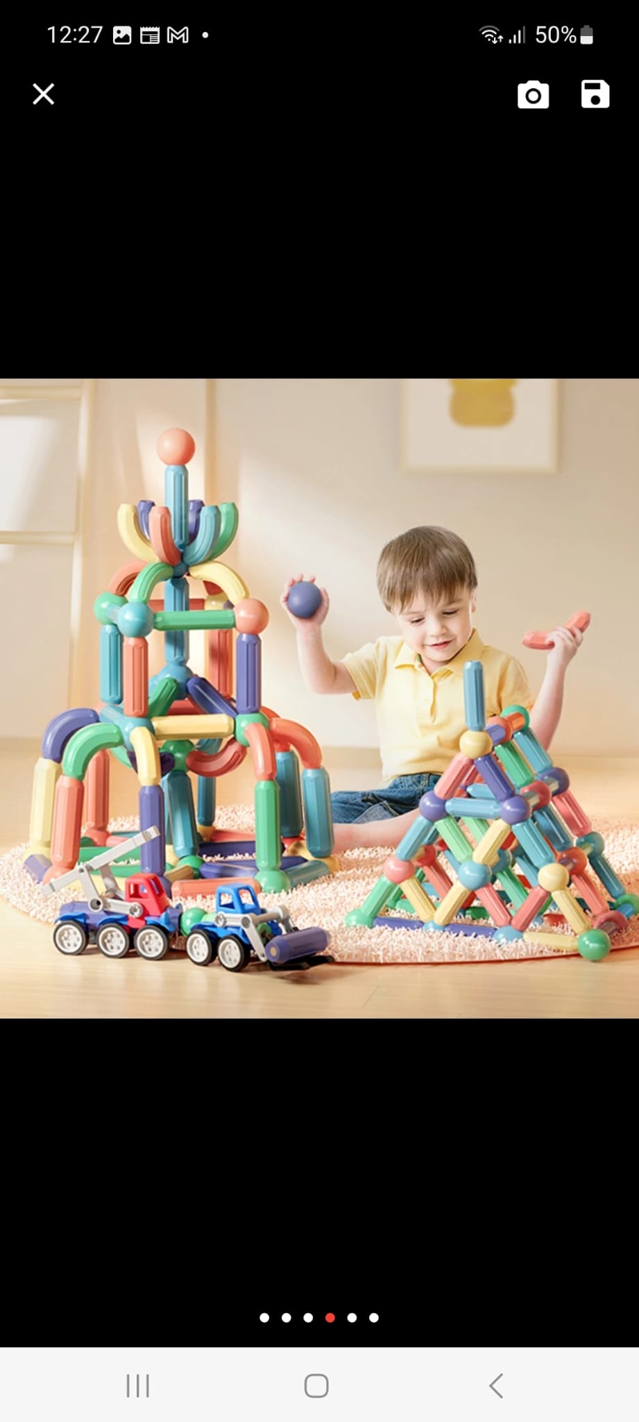 Ensemble de Construction magnétique pour enfants