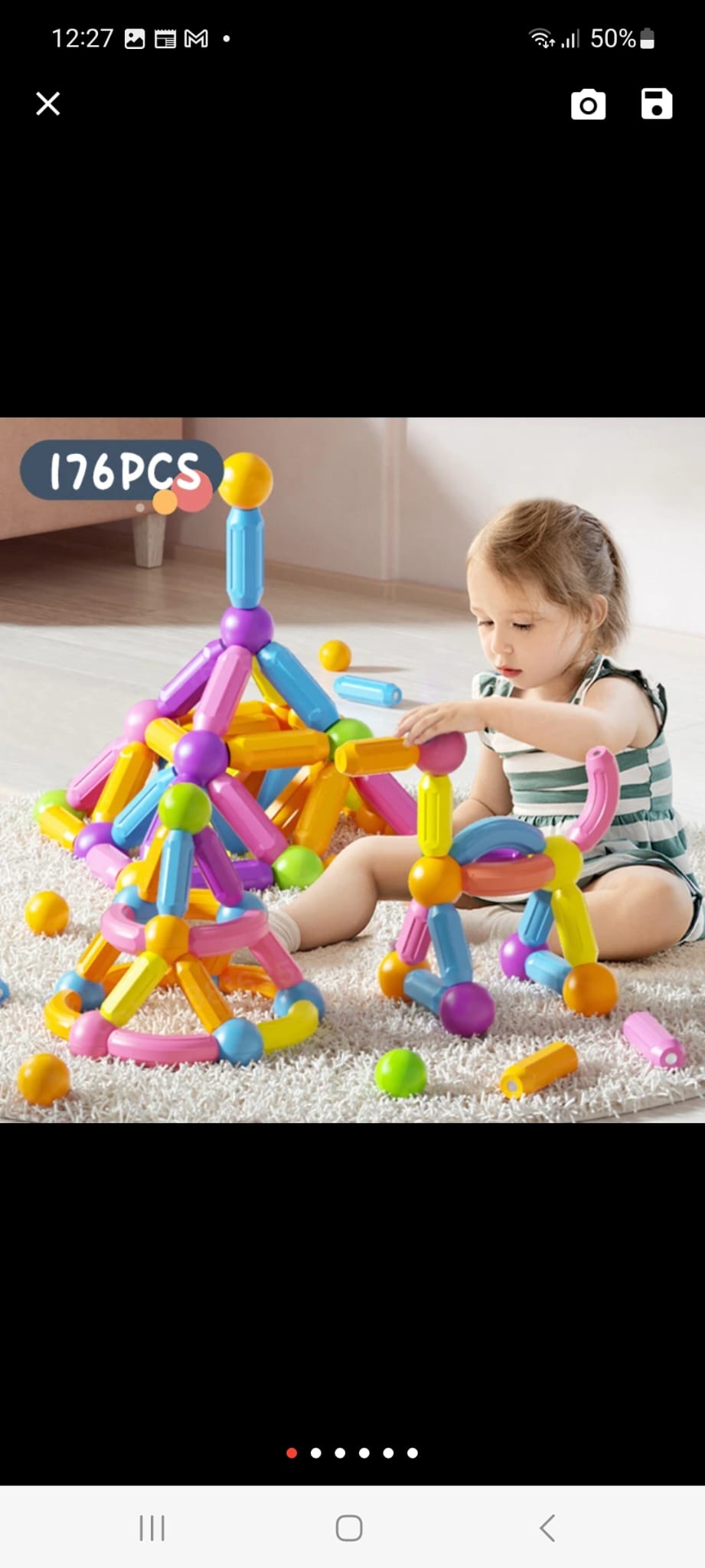 Ensemble de Construction magnétique pour enfants