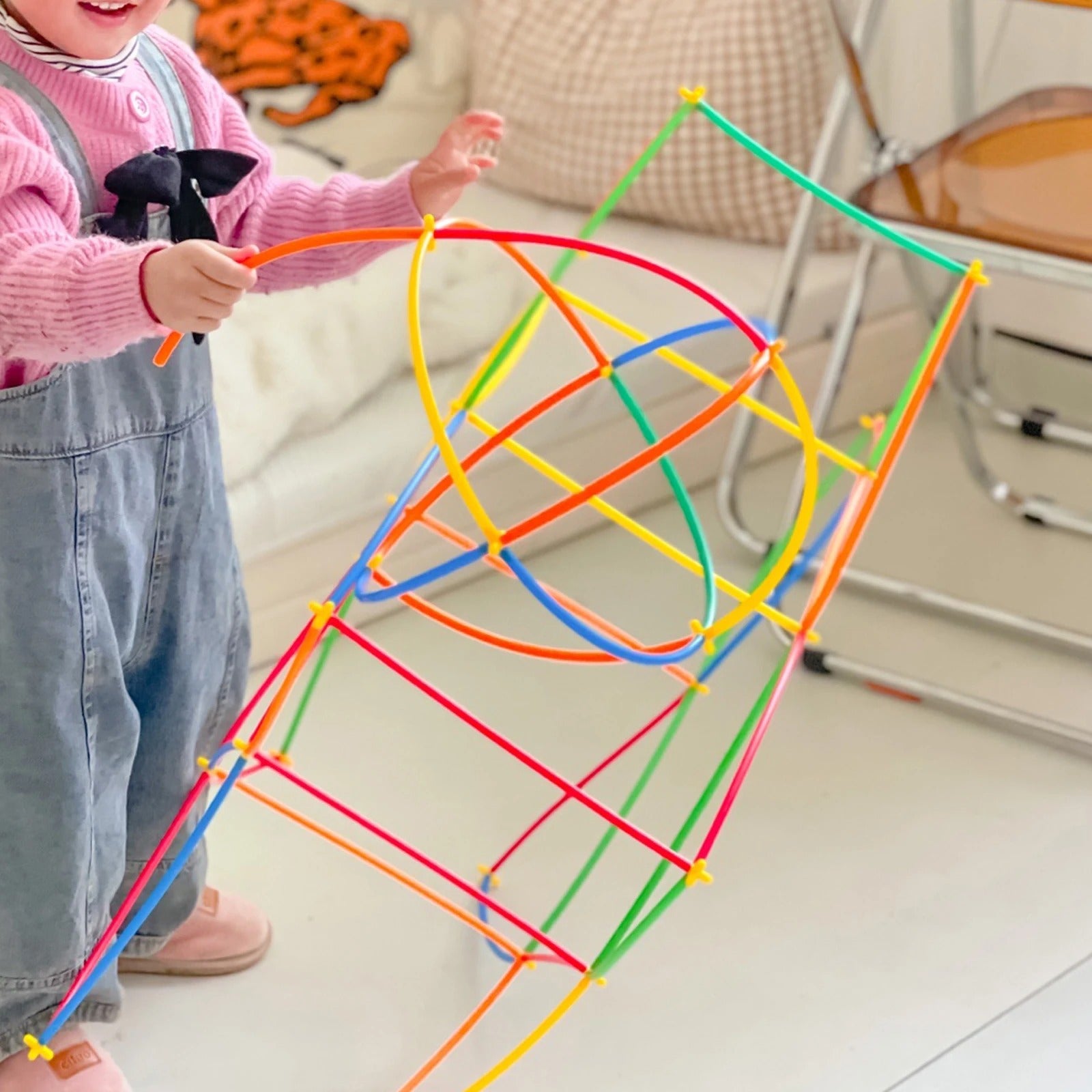 Kit complet FlexiBuild avec tubes et connecteurs pour enfants dès 3 ans