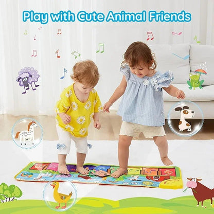 Baby 110x36cm Musical Piano Mat Dance Sports Kids Early Education Toys Keyboard Play for Infant Gifts - BB e MAMAN AMBRO