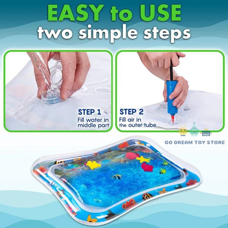 Baby Water Mat Inflatable Cushion Infant Toddler Water Play Mat for Children Early Developing Educational Toy Summer Toys - BB e MAMAN AMBRO
