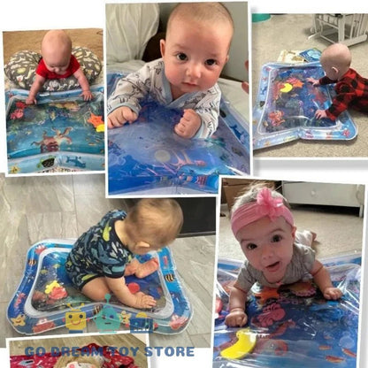 Baby Water Mat Inflatable Cushion Infant Toddler Water Play Mat for Children Early Developing Educational Toy Summer Toys - BB e MAMAN AMBRO