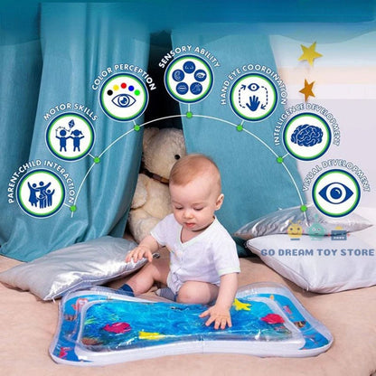 Baby Water Mat Inflatable Cushion Infant Toddler Water Play Mat for Children Early Developing Educational Toy Summer Toys - BB e MAMAN AMBRO